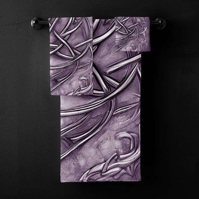 Triquetra Trinity Knot Lavender Purple Faux Métal (Créateur téléchargé)