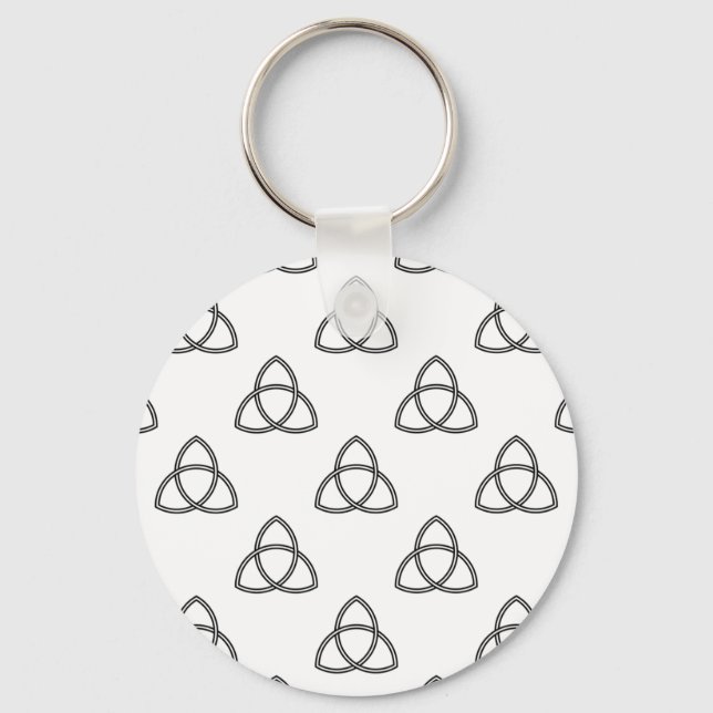 Triquetra Vesica Symbol Schlüsselanhänger (Vorderseite)