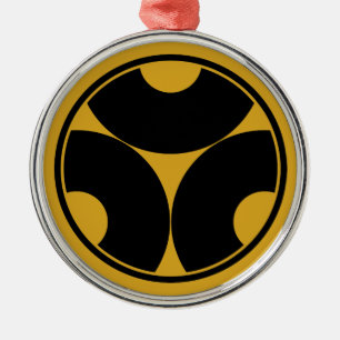 Trisected snake eyes in threadlike ring ornament aus metall