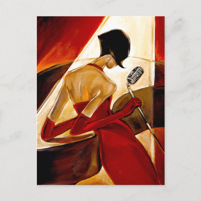 Trish Biddle Fieber Postkarte (Vorderseite)