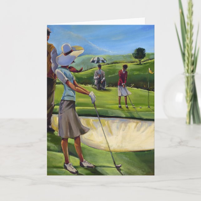 Trish Biddle - Ladys Golf Karte (Vorderseite)