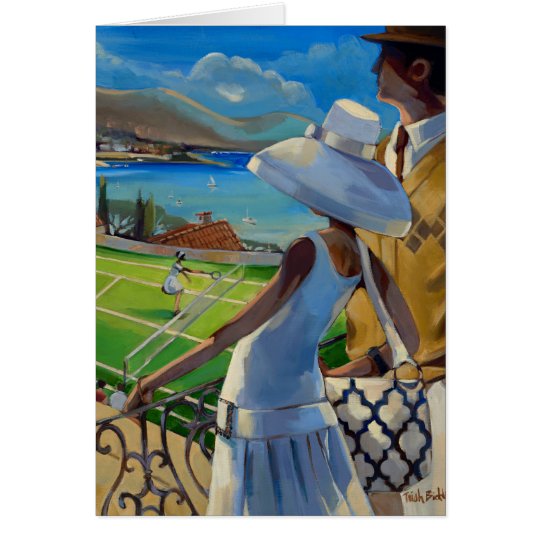Trish Biddle - Tennis auf dem Riviera Karte