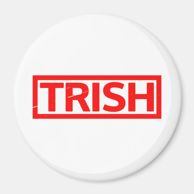 Trish Briefmarke Magnet (Vorne)