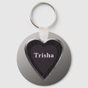 Trisha Heart Keychain by 369 My Name Schlüsselanhänger
