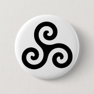 Triskele Knopf Button