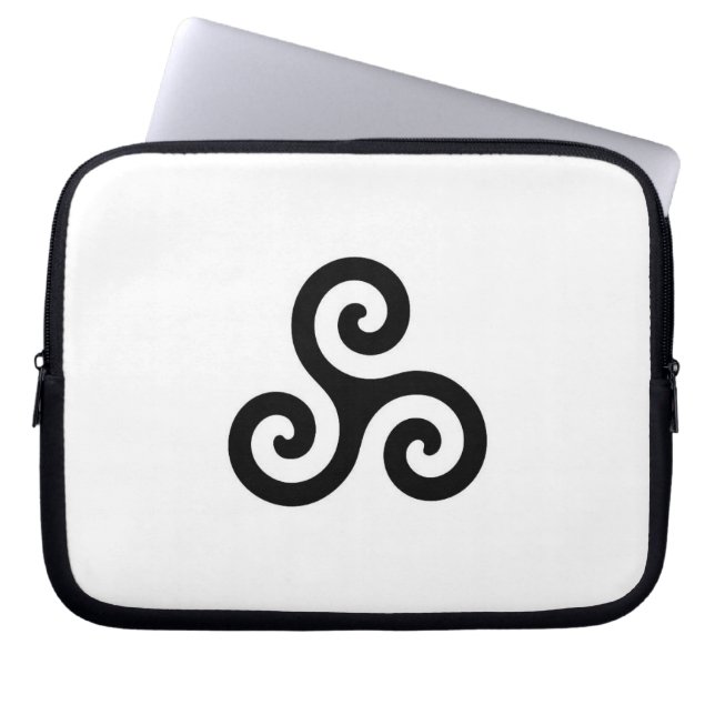 Triskele Laptop-Hülse Laptopschutzhülle (Vorderseite)