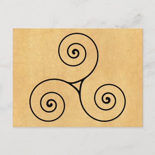 Triskele Postkarte (Vorderseite)
