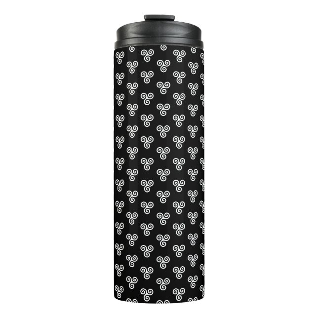 TRISKELION TRIPLE CELTIC SPIRAL THERMAL TUMBLER THERMOSBECHER (Vorderseite)