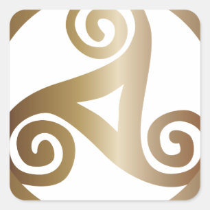 Triskell Quadratischer Aufkleber