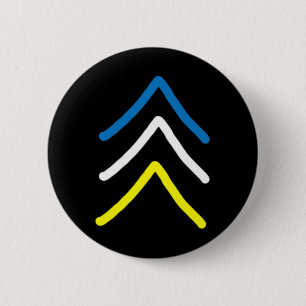 Trisomie 21 Down-Syndrom Drei Chromosomen Pfeile Button