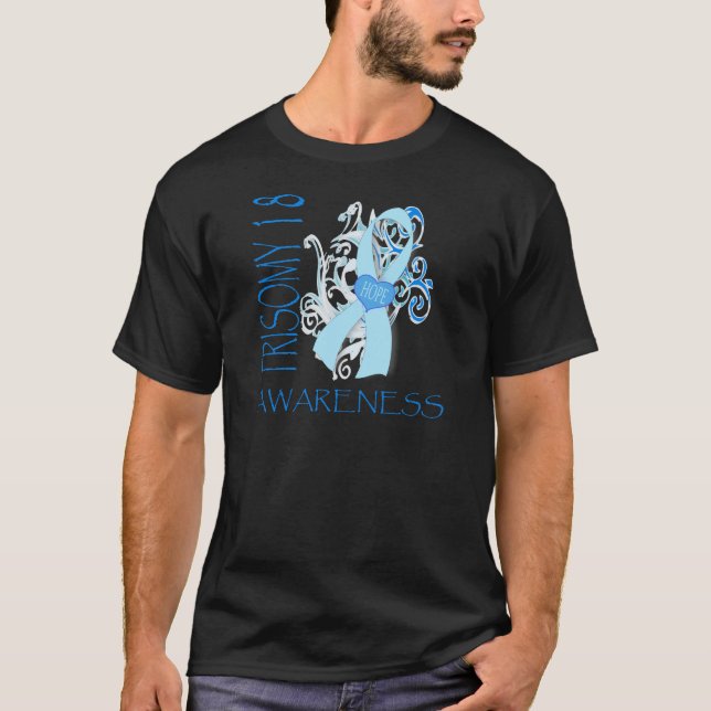 TRISOMY 18, BEWUSSTSEIN DES TRISOMY-18 T-Shirt (Vorderseite)