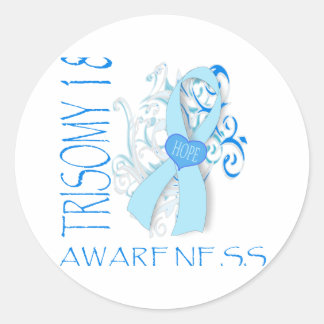 TRISOMY 18, TRISOMY 18 AWARENESS RUNDER AUFKLEBER