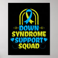 Trisomy 21 Down Syndrome Support Squad Ribbon