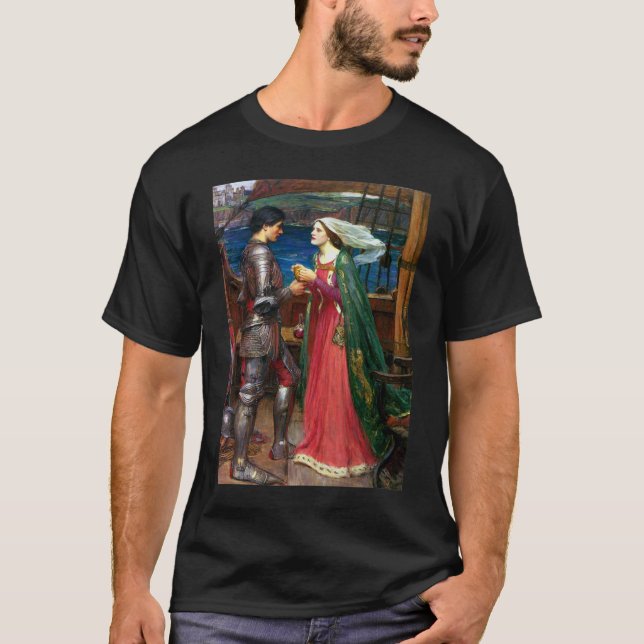 Tristan and Isolde, c. 1916 by John Waterhouse T-Shirt (Vorderseite)