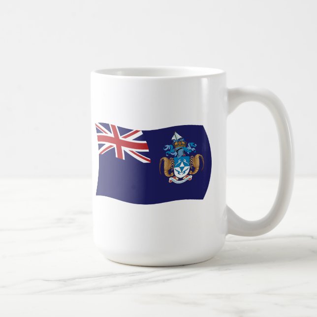 Tristan Da Cunha Drapeau Mug (Droite)