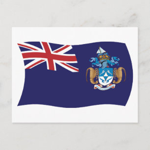 Tristan-da-Cunha-Flaggen-Postkarte Postkarte