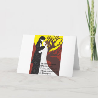 Tristan und Iseult Geschenk mit Zitat Karte