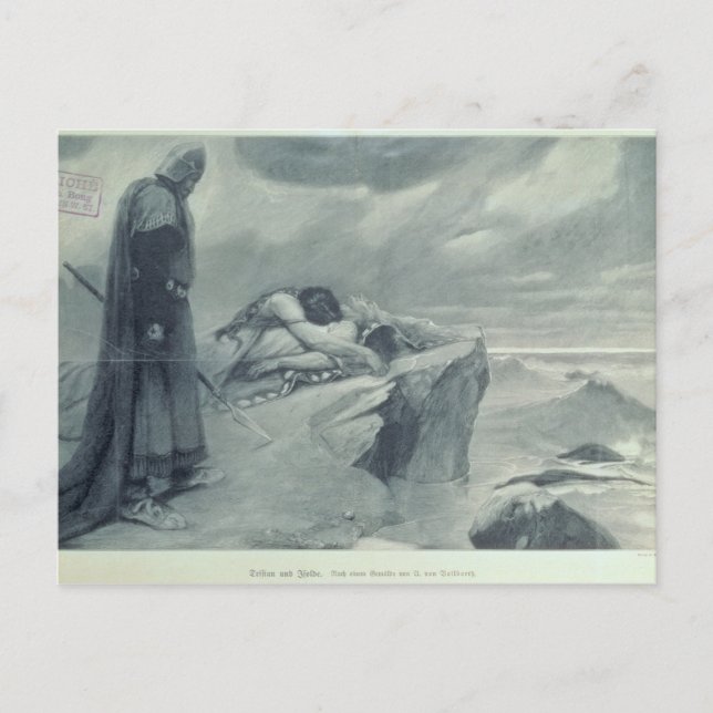 Tristan und Isolda' Postkarte (Vorderseite)