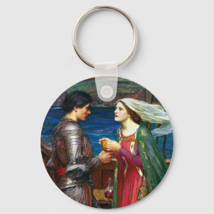 Tristan und Isolde, c. 1916 von John Waterhouse Schlüsselanhänger