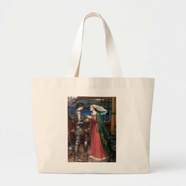Tristan und Isolde Jumbo Stoffbeutel (Vorne)