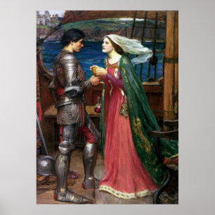 Tristan und Isolde-Leinwand-Druck Poster