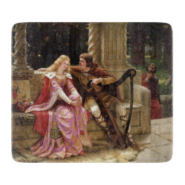 Tristan und Isolde (mittelalterliche Romantik) Vin Schneidebrett