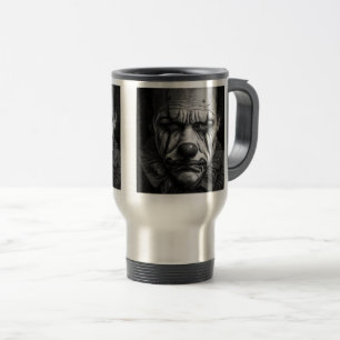Triste clown Voyage / Mug de navette, 15 oz