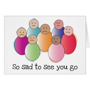 Triste de te voir partir