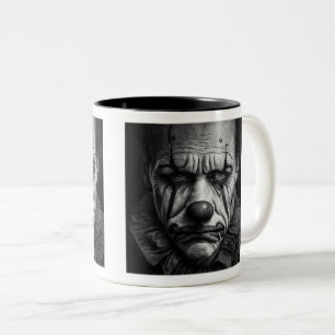 Triste Mug Clown à deux tons, 11 oz