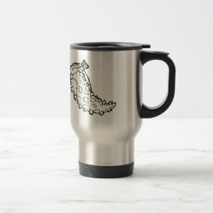 Tritonia nudibranch Druck Pendler-Schnecken-Tasse Reisebecher