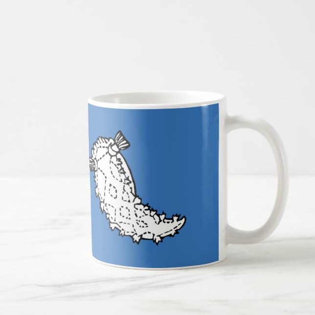 Tritonia nudibranch Druck Schnecken-Tasse Kaffeetasse (Rechts)