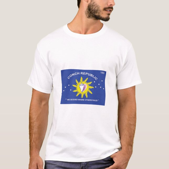 Tritonshorn-Republik Key West Florida T-Shirt (Vorderseite)