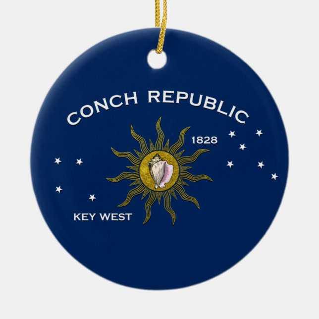 Tritonshorn-Republik Key West Keramikornament (Vorne)
