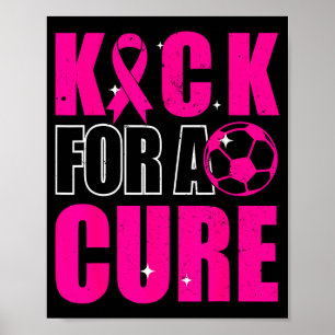 Tritt Brustkrebs-Bewusstsein Rosa Überlebender Des Poster