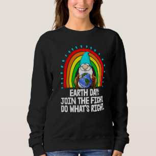 Tritt Dem Kampf Bei Tu Recht Gnom Frauen Umwelt Ea Sweatshirt