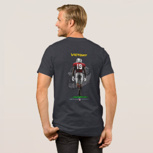Tritt dem Sieg entgegen American Football (2) Mä Tri-Blend Shirt