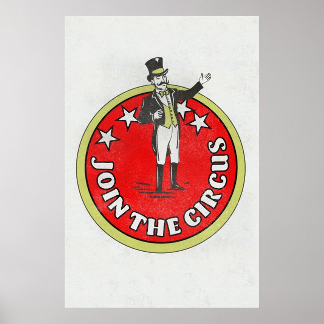 Tritt dem Zirkus bei Poster (Vorne)