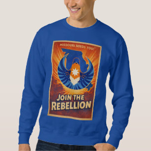 Tritt der Rebellion Missouri Rebel Star Bird Shirt