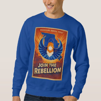 Tritt der Rebellion Missouri Rebel Star Bird Shirt