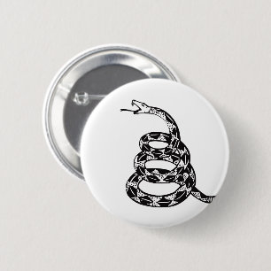Tritt nicht auf mich Gadsden Flagge Libertarian Sn Button