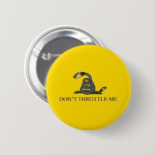 Tritt nicht auf mich Gadsden-Flagge Parodie Meme Button