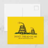 Tritt nicht auf mich oder meinen Sohn Gadsden-Flag