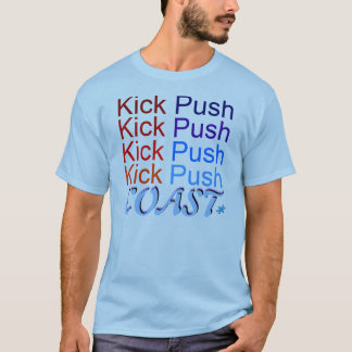 Tritt-Stoß-Küste T-Shirt