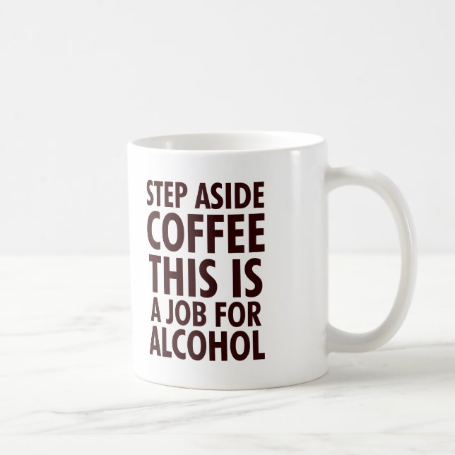 Tritt weg vom Kaffee Kaffeetasse (Rechts)