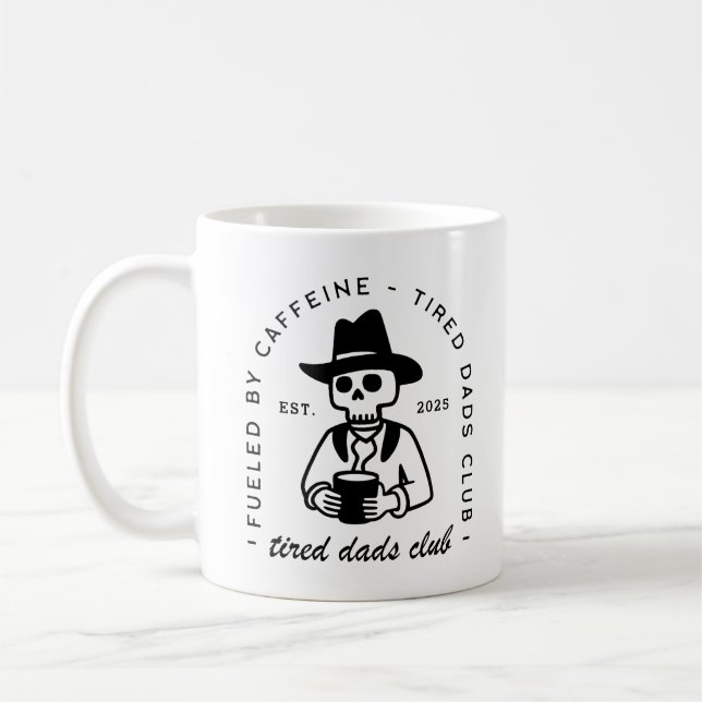 Trittbrettfahrer neuer Papa-Klub Sondertermin lust Kaffeetasse (Links)
