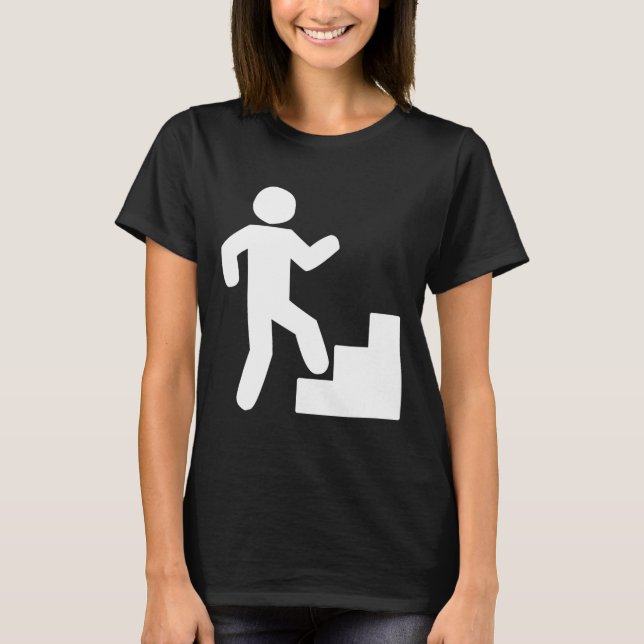Trittfrequenz Workout  T-Shirt (Vorderseite)