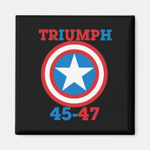 Triumph 45-47 – Patriotische Mega-Bekleidung USA - Magnet
