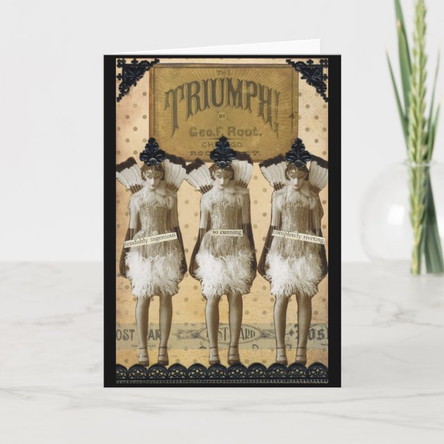 Triumph ! Carte de voeux (Devant)
