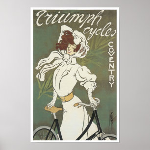 Triumph Cycles Land Poster