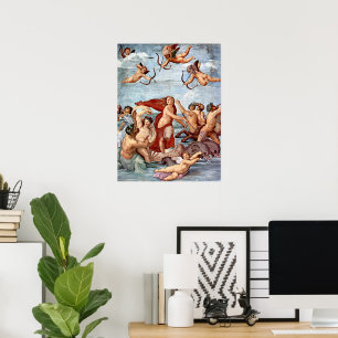 Triumph der Galatea von Raphael Sanzio Poster